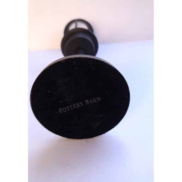 Pottery Barn Dark Bronze Metal Pedestal Votive Candle Holder 9.5 in Tall - Picture 2 of 5